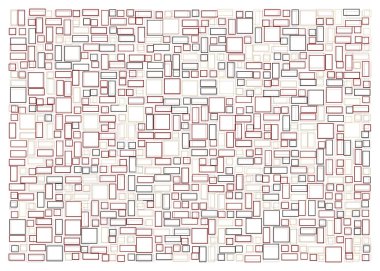 Ofset Quad üretken sanat arkaplan çizimi