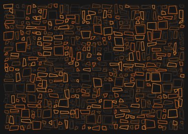 Ofset Quad üretken sanat arkaplan çizimi