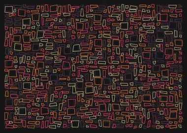 Ofset Quad üretken sanat arkaplan çizimi