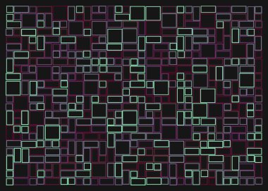 Ofset Quad üretken sanat arkaplan çizimi
