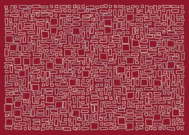 Ofset Quad üretken sanat arkaplan çizimi