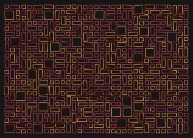 Ofset Quad üretken sanat arkaplan çizimi