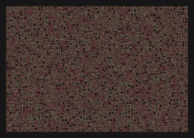 Ofset Quad üretken sanat arkaplan çizimi