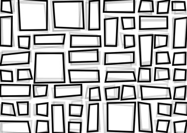 Ofset Quad üretken sanat arkaplan çizimi