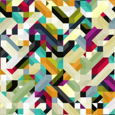 Renk Boyutları illüzyon arka plan soyut illüstrasyon