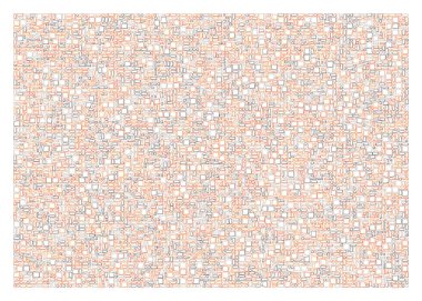 Ofset Quad üretken sanat arkaplan çizimi