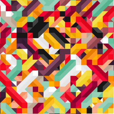 Renk Boyutları illüzyon arka plan soyut illüstrasyon