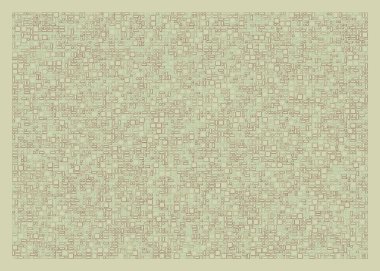 Ofset Quad üretken sanat arkaplan çizimi