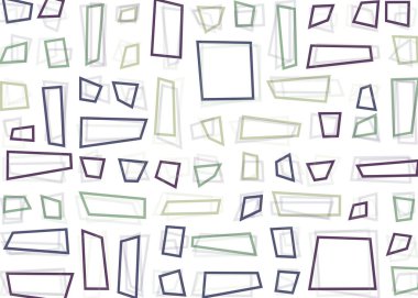 Ofset Quad üretken sanat arkaplan çizimi