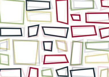 Ofset Quad üretken sanat arkaplan çizimi