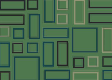 Ofset Quad üretken sanat arkaplan çizimi