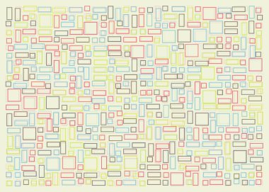 Ofset Quad üretken sanat arkaplan çizimi