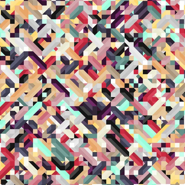 Färg Dimonds Illusion Bakgrund Abstrakt Illustration — Stock vektor