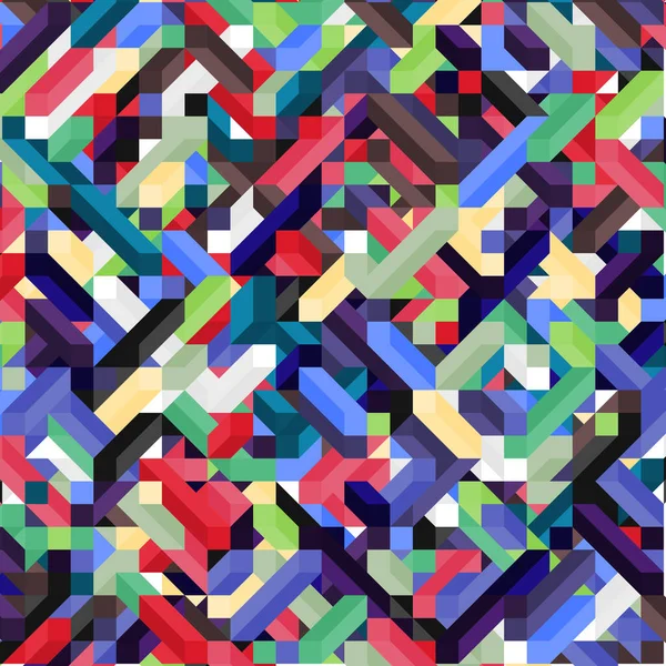 Kleur Dimonds Illusie Achtergrond Abstracte Illustratie — Stockvector