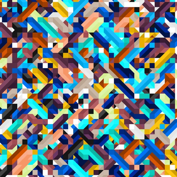 Farbe Diamanten Illusion Hintergrund Abstrakte Illustration — Stockvektor