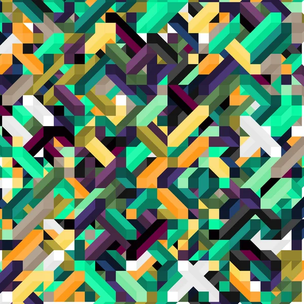 Kleur Dimonds Illusie Achtergrond Abstracte Illustratie — Stockvector