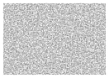 Ofset Quad üretken sanat arkaplan çizimi