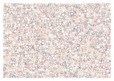 Ofset Quad üretken sanat arkaplan çizimi