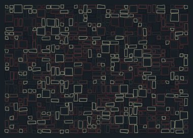 Ofset Quad üretken sanat arkaplan çizimi