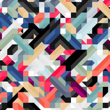 Renk Boyutları illüzyon arka plan soyut illüstrasyon