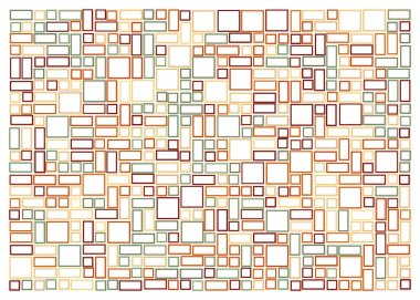 Ofset Quad üretken sanat arkaplan çizimi