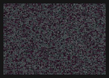 Ofset Quad üretken sanat arkaplan çizimi