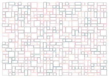 Ofset Quad üretken sanat arkaplan çizimi