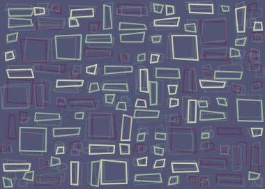 Ofset Quad üretken sanat arkaplan çizimi