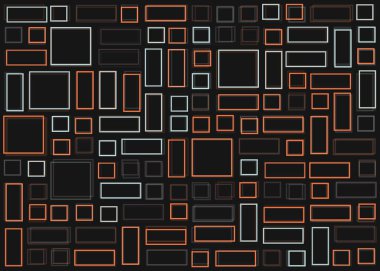 Ofset Quad üretken sanat arkaplan çizimi