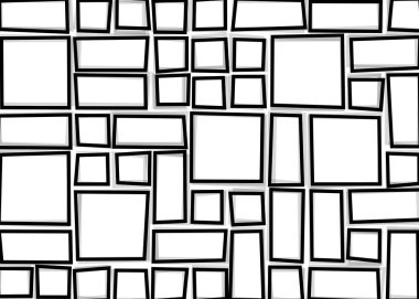 Ofset Quad üretken sanat arkaplan çizimi