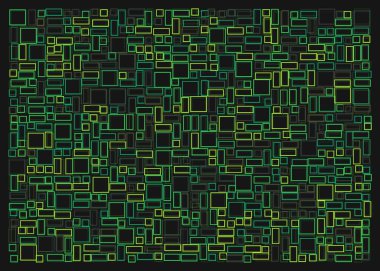 Ofset Quad üretken sanat arkaplan çizimi