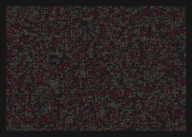 Ofset Quad üretken sanat arkaplan çizimi