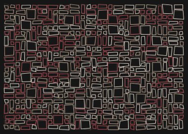 Ofset Quad üretken sanat arkaplan çizimi