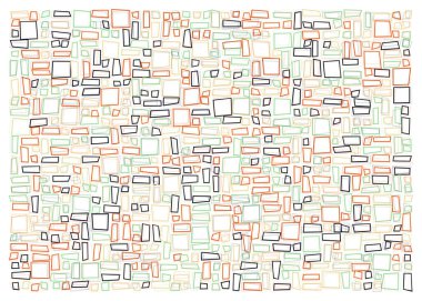 Ofset Quad üretken sanat arkaplan çizimi