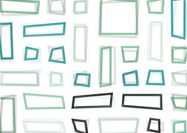 Ofset Quad üretken sanat arkaplan çizimi