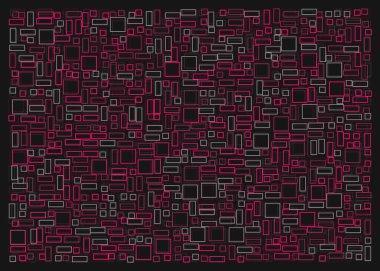 Ofset Quad üretken sanat arkaplan çizimi