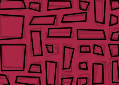 Ofset Quad üretken sanat arkaplan çizimi