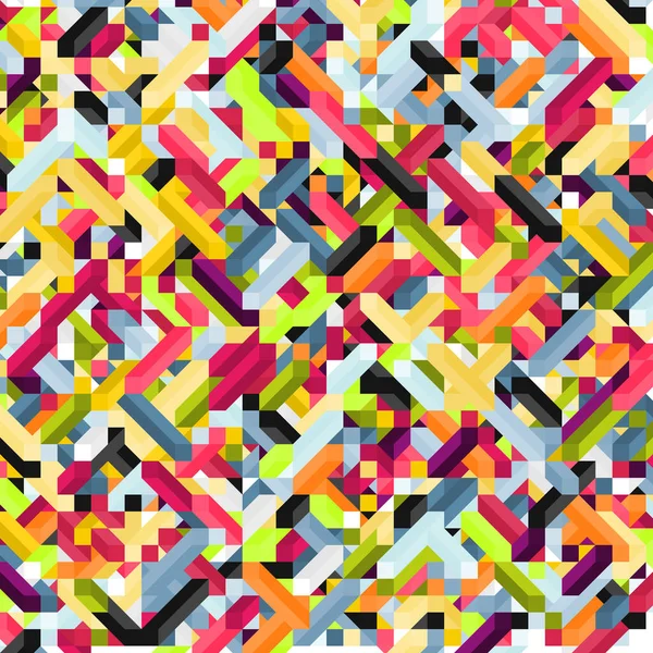 Färg Dimonds Illusion Bakgrund Abstrakt Illustration — Stock vektor