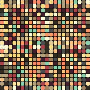 Renkli kareler arkaplan soyut illüstrasyon