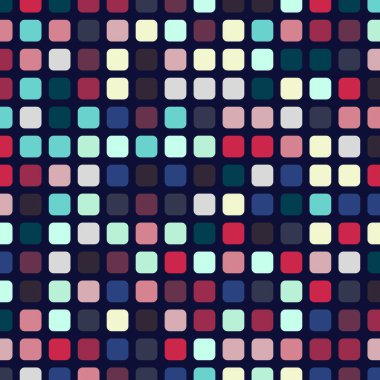 Renkli kareler arkaplan soyut illüstrasyon