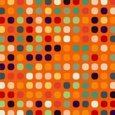 Renkli kareler arkaplan soyut illüstrasyon