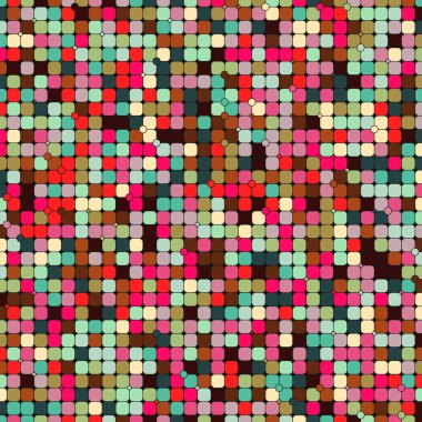 Renkli kareler arkaplan soyut illüstrasyon