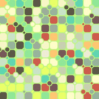 Renkli kareler arkaplan soyut illüstrasyon