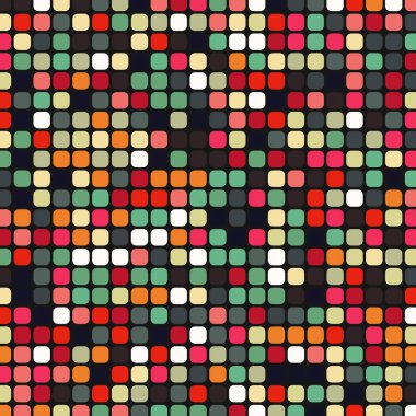 Renkli kareler arkaplan soyut illüstrasyon