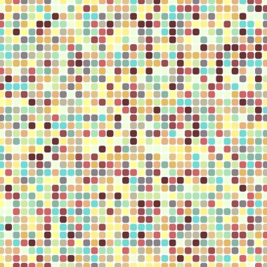 Renkli kareler arkaplan soyut illüstrasyon