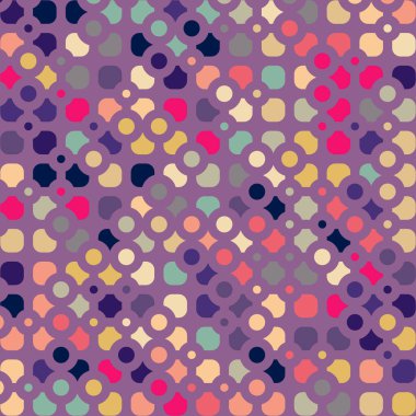 Renkli kareler arkaplan soyut illüstrasyon