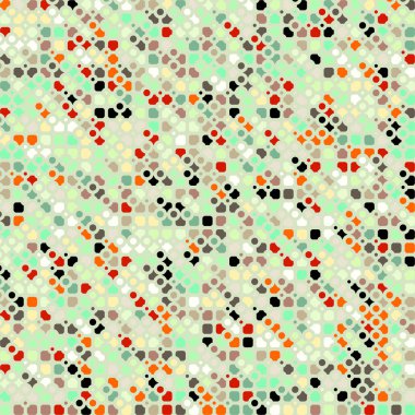 Renkli kareler arkaplan soyut illüstrasyon