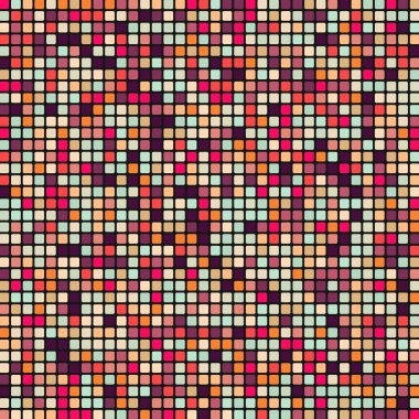 Renkli kareler arkaplan soyut illüstrasyon