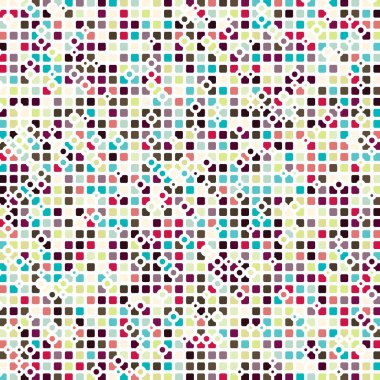 Renkli kareler arkaplan soyut illüstrasyon