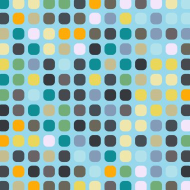 Renkli kareler arkaplan soyut illüstrasyon